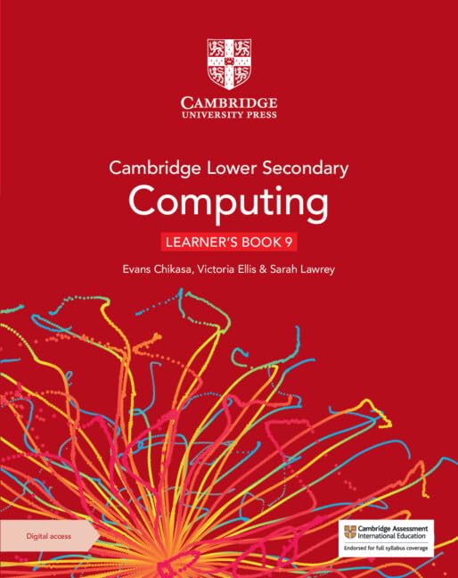 Cambridge Lower Secondary Computing Learner's Book 9